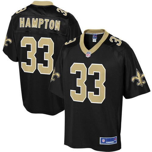 Men' NFL Pro Line Saquon Hampton Black New Orleans Saints Player Jersey