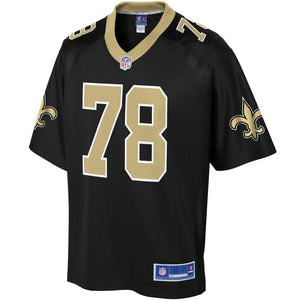 Men' NFL Pro Line Erik Mccoy Black New Orleans Saints Player Jersey