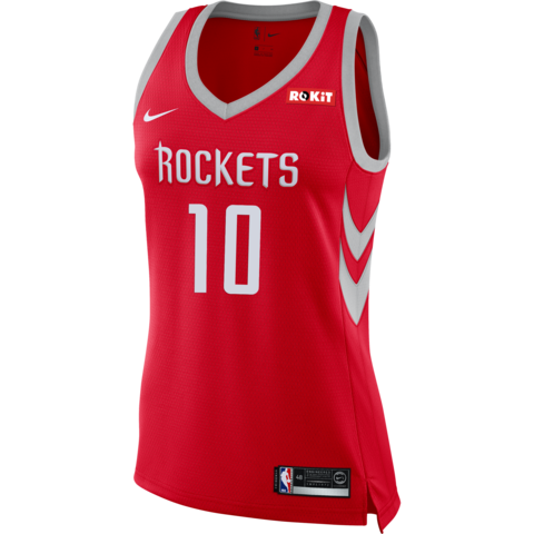 10 - Eric Gordon Women's Houston Rockets Icon Edition Swingman Jersey - Red