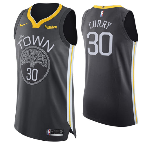 30 - Stephen Curry Golden State Warriors Authentic On Court Jersey - Grey
