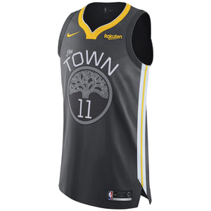 11 - Klay Thompson Golden State Warriors Authentic On Court Jersey - Grey