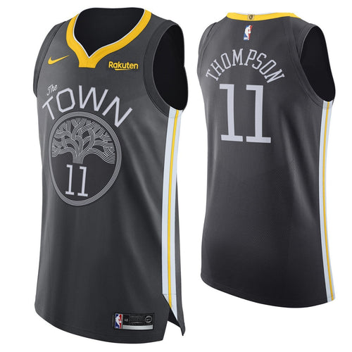 11 - Klay Thompson Golden State Warriors Authentic On Court Jersey - Grey