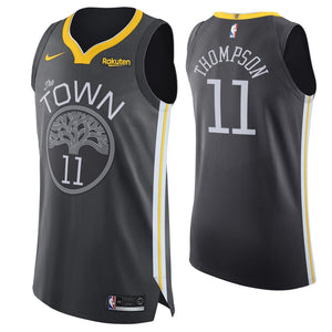 11 - Klay Thompson Golden State Warriors Authentic On Court Jersey - Grey