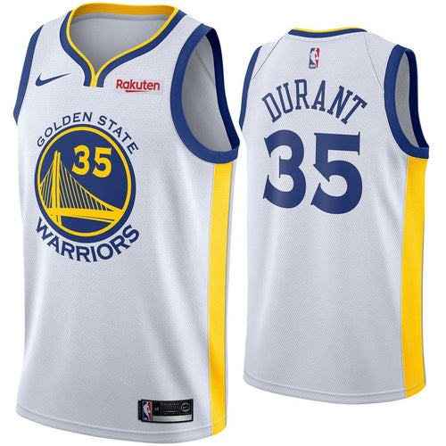35 - Kevin Durant Golden State Warriors Swingman Association Jersey - White