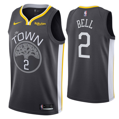 2 - Jordan Bell Golden State Warriors Swingman Jersey - Grey