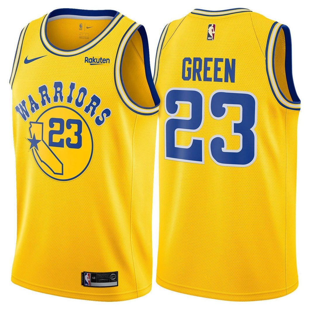 23 - Draymond Green Golden State Warriors Swingman Hardwood Classic Jersey - Gold