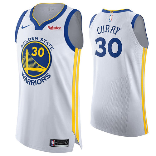 30 - Stephen Curry Golden State Warriors Authentic On Court Association Jersey - White