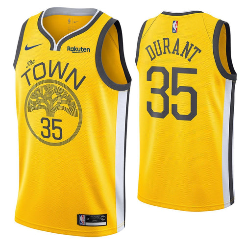 35 - Kevin Durant Golden State Warriors Edition Swingman Jersey - Gold