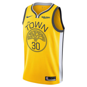 30 - Stephen Curry Golden State Warriors Edition Swingman Jersey - Gold
