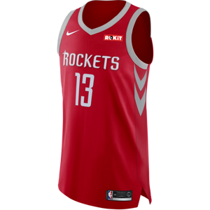 13 - James Harden Houston Rockets Icon Edition Authentic Jersey - Red