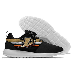 Men Anaheim Ducks Roshe Style Lightweight Running Shoes - Black 3