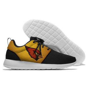 Men Arizona Cardinals Roshe Style Lightweight Running Shoes - Black And Yellow