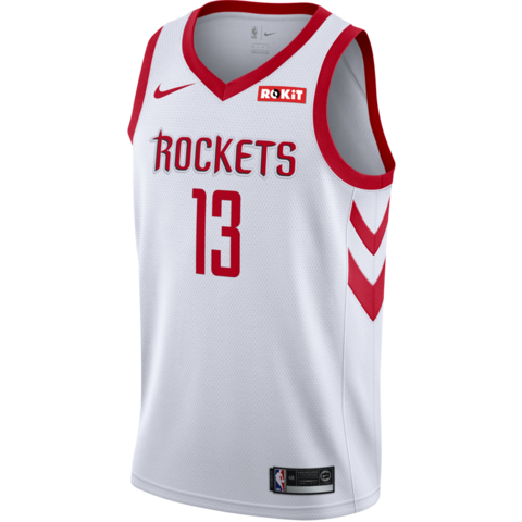 13 - James Harden Houston Rockets Association Edition Swingman Jersey - White