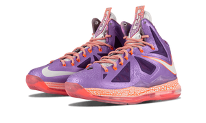 Nike Lebron 10 - As Lsr Purple/strt Gry-ttl Crmsn