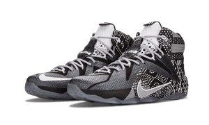 Nike Lebron 12 Bhm Black/metallic Silver-white