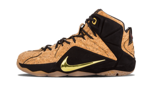 Nike Lebron 12 Ext Cork Natural/natural-blk-mtllc Gld