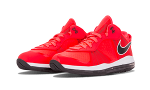 Nike Lebron 8 V/2 Low Solar Red/solar Red-blk-white
