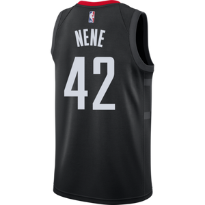42 - Nene Houston Rockets Statement Edition Swingman Jersey - Black