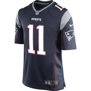 Nike Drew Bledsoe #11 Game Jersey-Navy