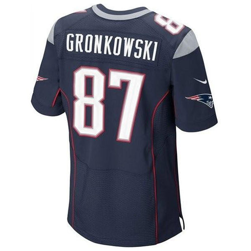 Nike Elite Rob Gronkowski #87 Jersey-Navy