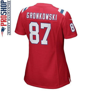 Ladies Nike Rob Gronkowski Throwback Jersey-Red