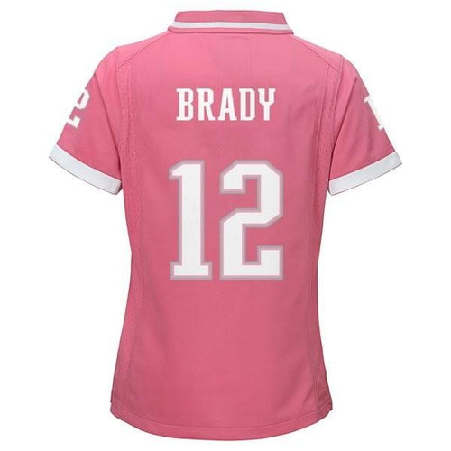 Girls Nike Tom Brady Jersey-Pink