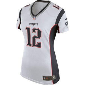 Ladies Nike Tom Brady Game Jersey-White