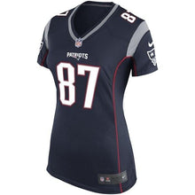 Load image into Gallery viewer, Ladies Nike Rob Gronkowski Game Jersey-Navy