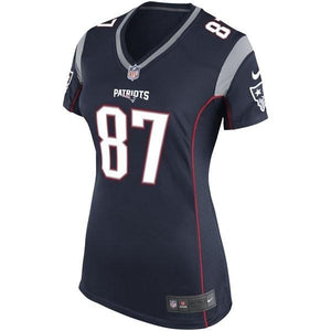 Ladies Nike Rob Gronkowski Game Jersey-Navy