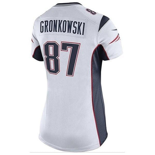 Ladies Nike Rob Gronkowski Game Jersey-White