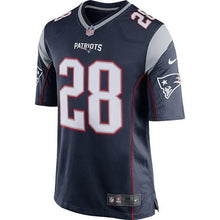 Load image into Gallery viewer, Nike James White #28 Game Jersey-Navy