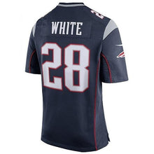 Load image into Gallery viewer, Nike James White #28 Game Jersey-Navy