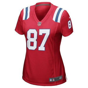 Ladies Nike Rob Gronkowski Throwback Jersey-Red