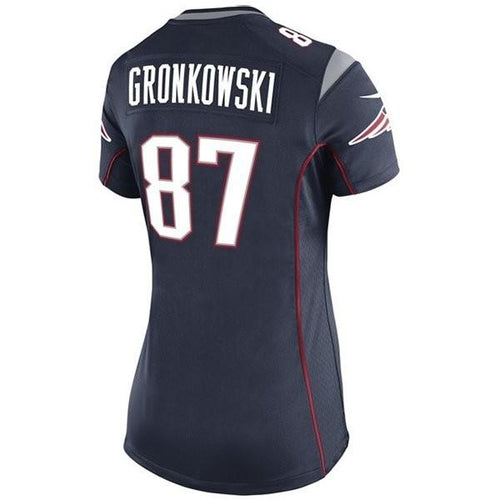 Ladies Nike Rob Gronkowski Game Jersey-Navy