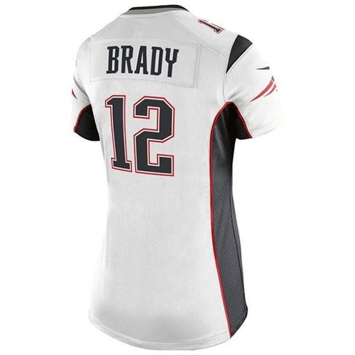 Ladies Nike Tom Brady Game Jersey-White
