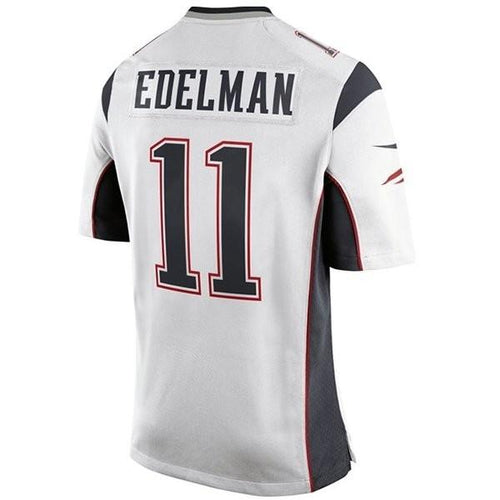 Nike Julian Edelman #11 Game Jersey-White