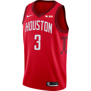 3 - Chris Paul Houston Rockets Earned Edition Swingman Jersey - Red