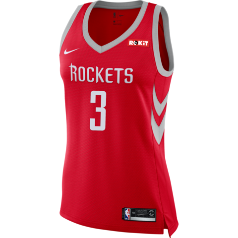 3 - Chris Paul Women's Houston Rockets Icon Edition Swingman Jersey - Red