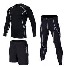 Load image into Gallery viewer, Hot compression underwear men sets 3/pc