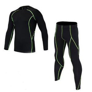 Hot compression underwear men sets 3/pc