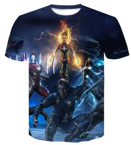 Avengers Endgame 3D print t-shirts