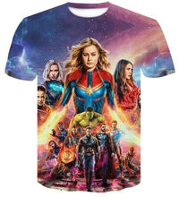 Load image into Gallery viewer, Avengers Endgame 3D print t-shirts