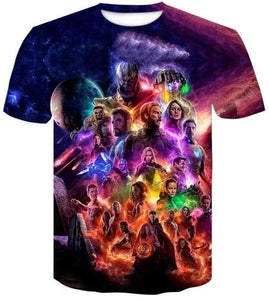 Avengers Endgame 3D print t-shirts