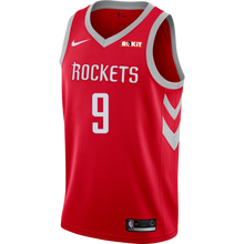 Load image into Gallery viewer, 9 - Zhou Qi Houston Rockets Icon Edition Swingman Jersey - Red