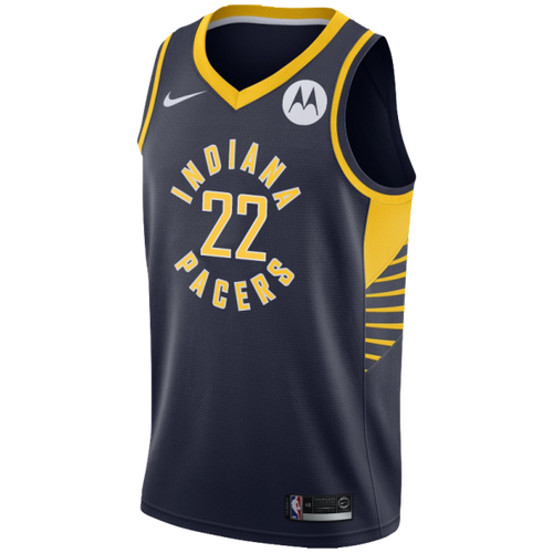 22 - Tj Leaf Indiana Pacers Nike Icon Edition Swingman Jersey - Navy
