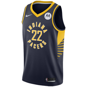 22 - Tj Leaf Indiana Pacers Nike Icon Edition Swingman Jersey - Navy