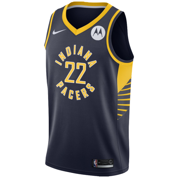 22 - Tj Leaf Indiana Pacers Nike Icon Edition Swingman Jersey - Navy