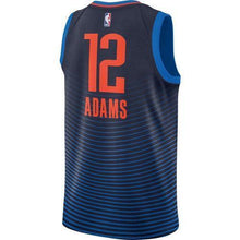 Load image into Gallery viewer, 12 - Oklahoma City Thunder Nike Youth Adams Statement Swingman Jersey - Navy