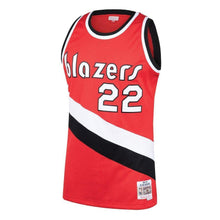 Load image into Gallery viewer, 22 - Clyde Drexler Red Portland Trail Blazers Hardwood Classics Swingman Jersey - Red