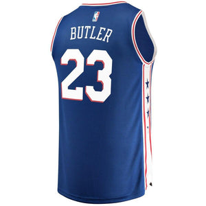 23 - Men's Fanatics Branded Jimmy Butler Royal Philadelphia 76ers Fast Break Replica Jersey- Icon Edition - Royal